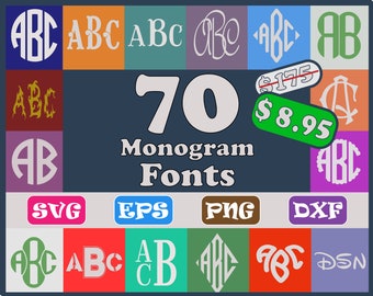 97% OFF Monogram Svg - Monogram Font Svg - 70 Monogram Font Bundle Svg - Bundle Fonts svg - Monogram Cut Files Svg Dxf Eps
