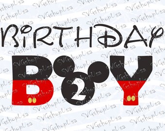 Download Mickey mouse birthday svg | Etsy