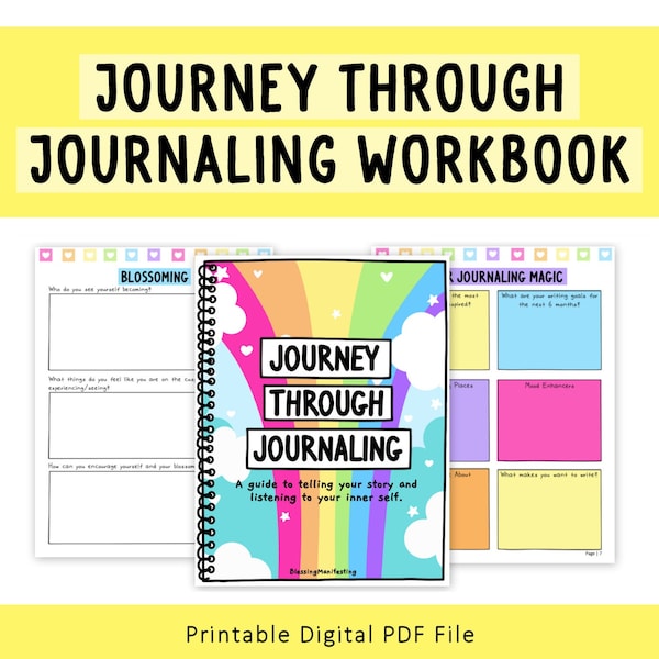 Journey Through Journaling | Journaling Prompts |Writing Prompts | Writer