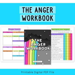 The Anger Workbook | Mental Health Worksheets | Self-Help | Anger Management