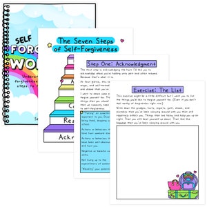 Self-forgiveness Workbook | Mental Health | Anxiety | Depression ...
