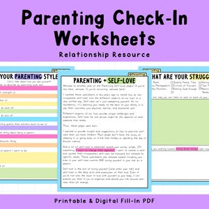 Self-Love Workbook: Parenting Add-On  | Self-Care | Self-Help | Personal Growth | Bullet Journaling