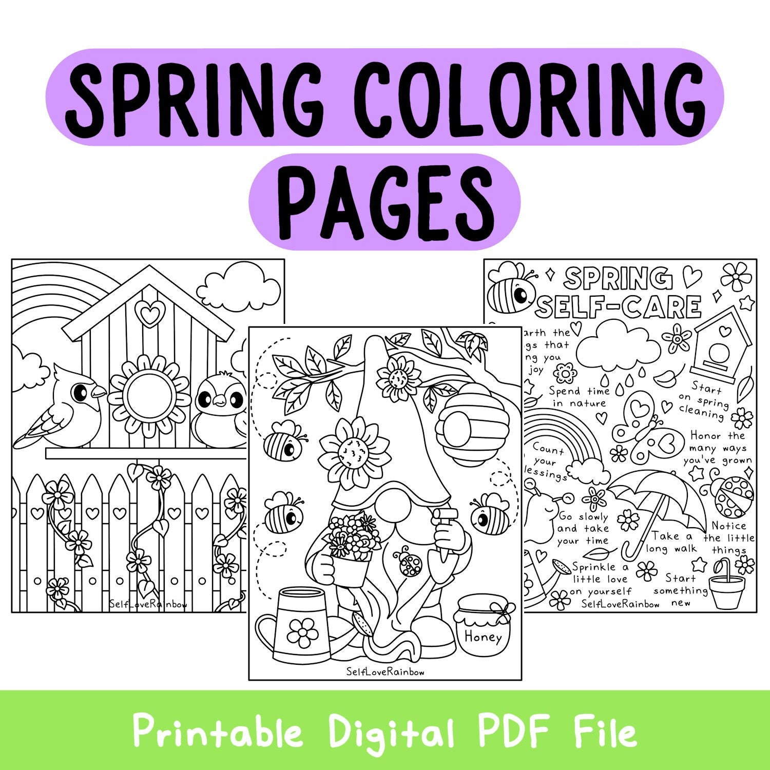 DIY Coloring Kit - Spring – A Dash of Kinship