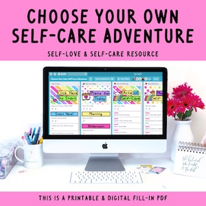 Choose Your Own Self-Care Adventure | Trello | Digital Planner | Kanban Board | Template