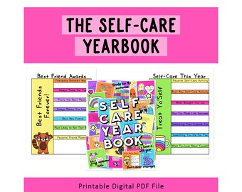 The Self-Care Yearbook | Reflection | Journaling | Fun Prompts | Positivity