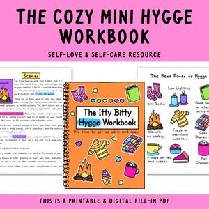 Itty Bitty Hygge Workbook | Self-Care | Coziness | Self-Soothing