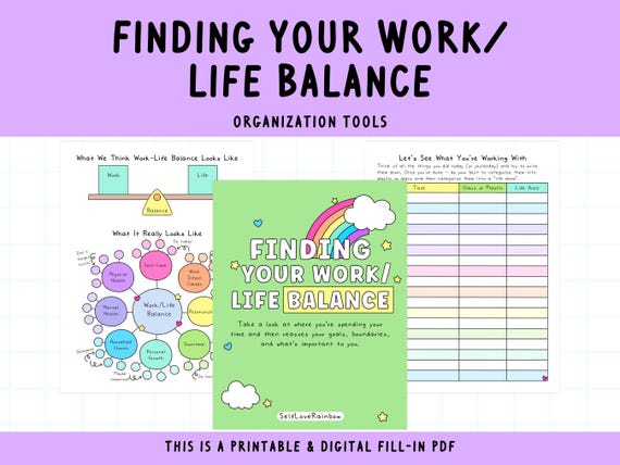 Work/Life Balance | Anxiety | ADHD | Organization | Depression | Attainable Goals | Planning | Habits | Reflections | Productivity