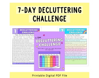 7-Day Decluttering Challenge | Autumn/Spring Cleaning | Home Cleaning Schedule | Declutter Checklist | Cleaning Checklist