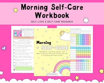 Morning Self-Care Workbook: Routine Tracker & Journal (PDF Download