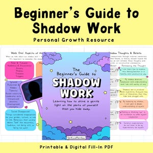 Guía para principiantes sobre el trabajo con la sombra / Sanación interior / Crecimiento personal / Autorreflexión / Bienestar emocional / Autodescubrimiento