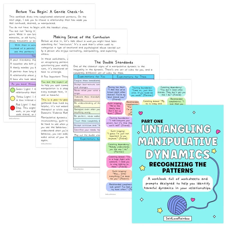 Untangling Patterns Untangling Manipulation Workbook | Narcissistic Abuse Recovery ...