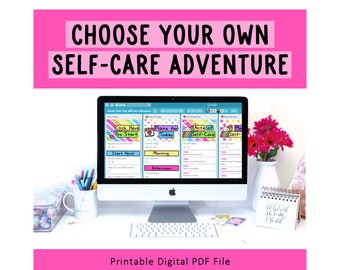 Choose Your Own Self-Care Adventure | Trello | Digital Planner | Kanban Board | Template