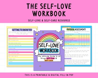 Self-Love Workbook  | Self-Care | Self-Help | Personal Growth | Bullet Journaling