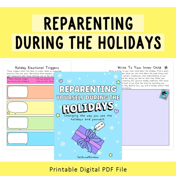 Reparenting Yourself During the Holidays | Inner Child | Mother Wound | Childhood Experiences | Childhood Trauma