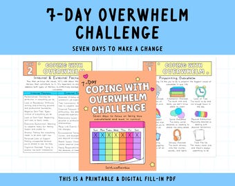 7-Day Overwhelm Challenge: Self-Care & Stress Management (PDF)