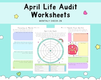 April Life Audit Workbook, Monthly Reflection (PDF)