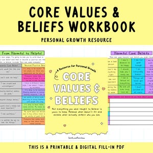 Core Values & Beliefs | Authenticity | Limiting Beliefs | Growth Mindset | Challenge Negative Thoughts | Self-Identity | AA Tools