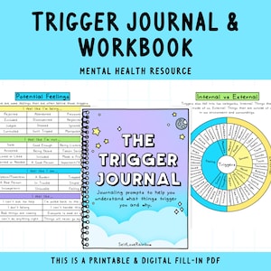 Trauma Trigger Journal: Thought Processing & Understanding (PDF Download)