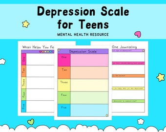 Scala della depressione adolescenziale / Diario sulla salute mentale per studenti (PDF)
