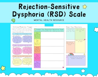 RSD Scale |  Rejection Sensitive Dysphoria Scale | Anxiety | ADHD | Organization | Depression