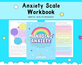 Anxiety Workbook: Self-Help, Anxiety Relief, Coping Skills (Digital Download)