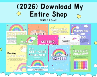 2026 Ultimate Self-Love Bundle: My Whole Shop (Digital Download)