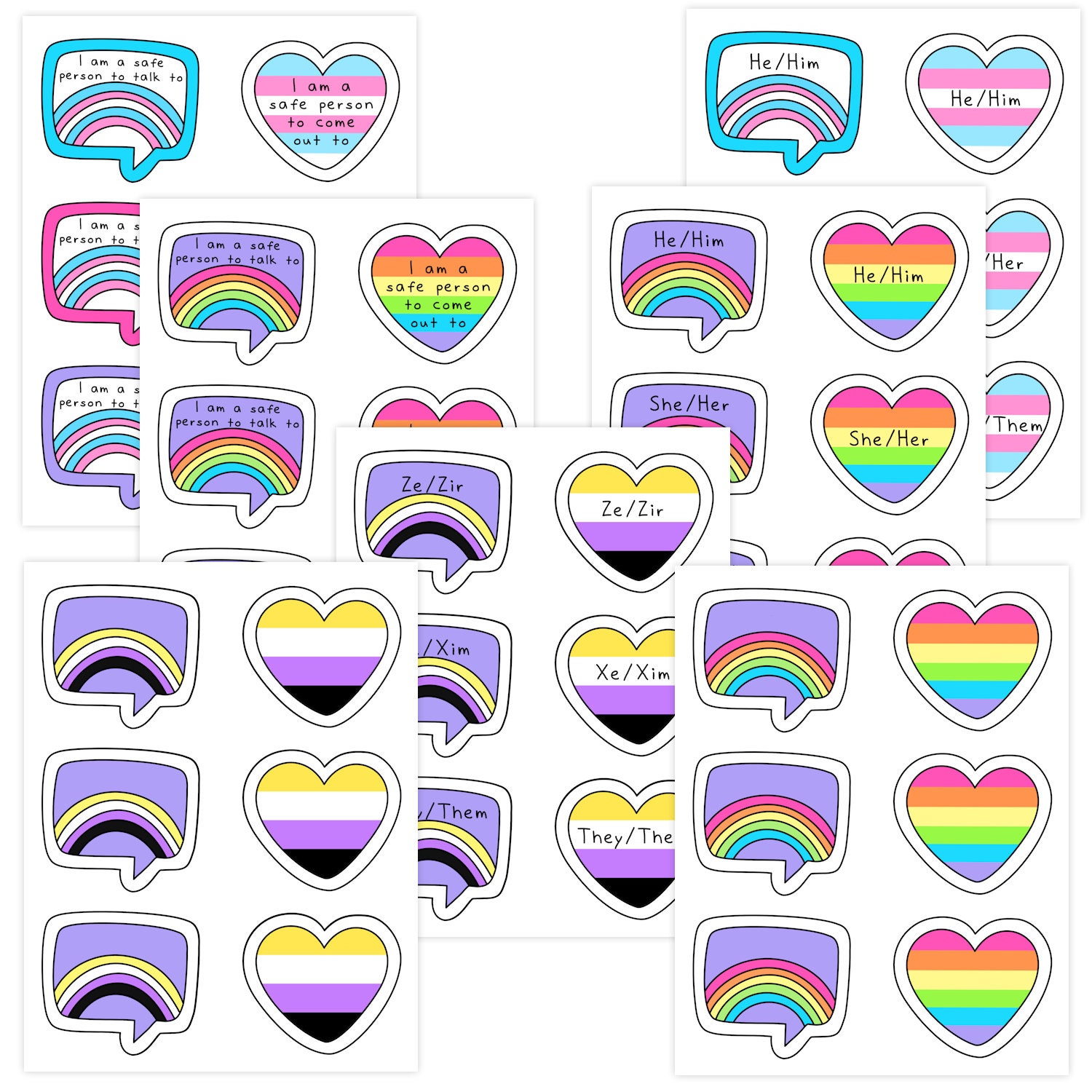 LGBTQ Inclusive Safe Space Image Bundle Equality - Etsy
