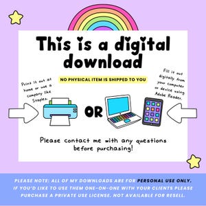 Setting Intentions Guidebook | Printable | Affirmations | Goal Setting | Vision Board | Self-Love Rainbow | Mindset Reframing image 9