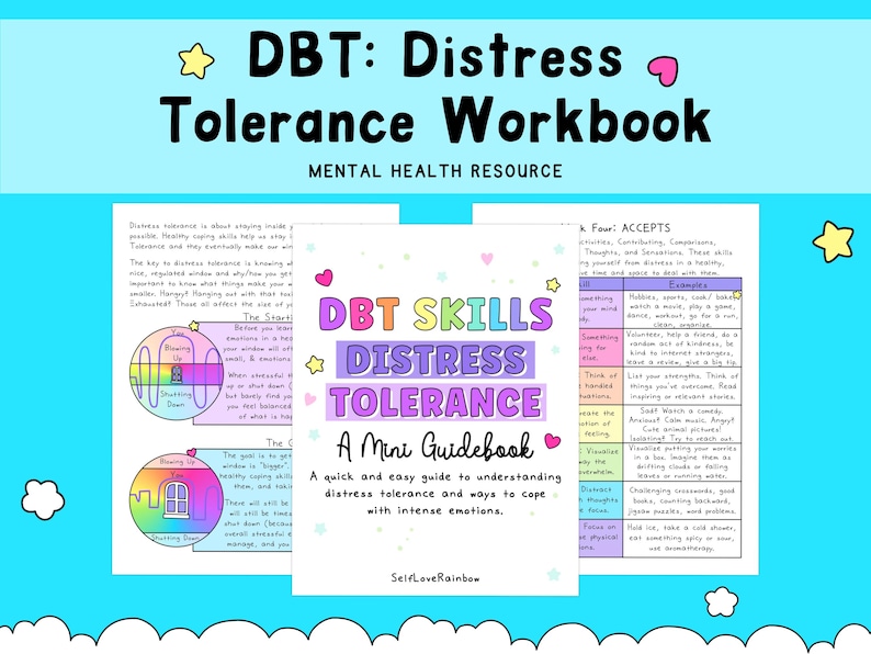 DBT Skills Workbook: Distress Tolerance, Emotional Regulation (PDF) image 1