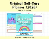 2026 Self-Care Planner | Self-Love Planner | Self-Help | Personal Growth | Bullet Journaling | Inspirational | Motivational | Colorful
