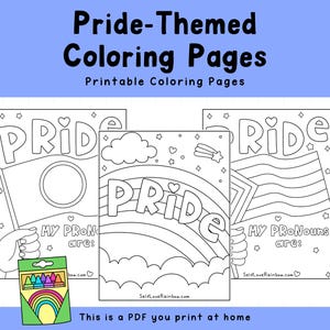 Pride Flags Coloring Pages: LGBTQIA+ Art (Printable)
