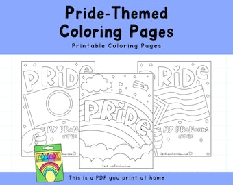 Pride Flags Coloring Pages: LGBTQIA+ Art (Printable)