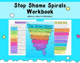 Shame Spirals | Spiraling | Guilt | Self-Worth |  Emotional Healing | Therapist Tools | Accountability | Self-Help Resources