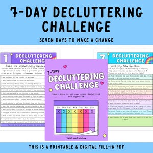 7-Tage-Challenge | Herbst/Frühjahrsputz | Hausputz-Zeitplan | Checkliste für Entrümpelung | Checkliste für die Reinigung