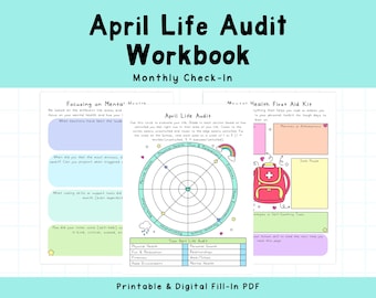 April Life Audit Workbook, Monthly Reflection (PDF)