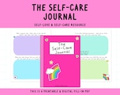 The Self-Care Journal | Journaling Prompts | Self-Love Journaling | Wellness | Wellbeing | Mindfulness | Mental Health| Digital Printable