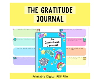 The Gratitude Journal | Journaling Prompts | Guided Journal | Gratitude Practice | Thankfulness | Mental Health Self Care  Journal