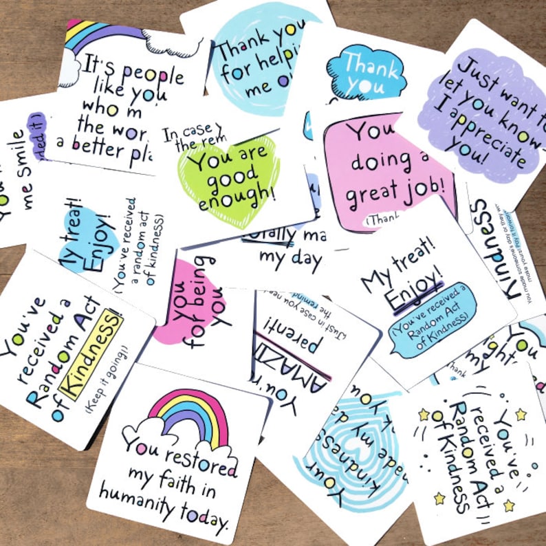 Note activity. Notes of kindness. random acts of kindness worksheets for kids.