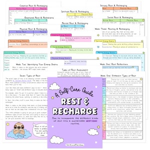 Types of rest and recharging, 7 types of rest