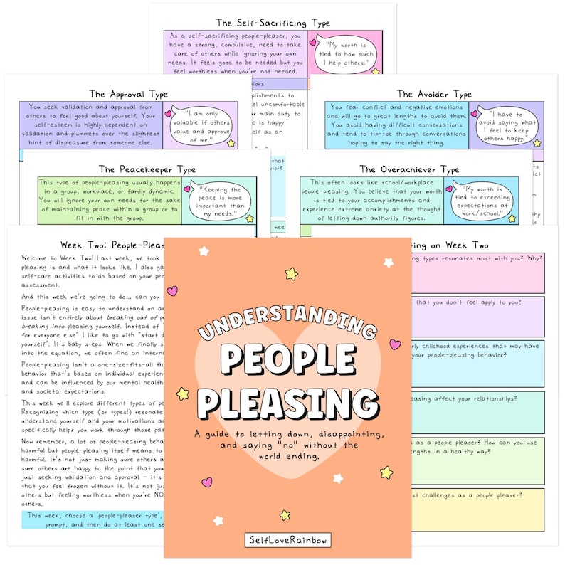 People-Pleasing Workbook: Boundaries & Fawn Response (PDF Download) image 4