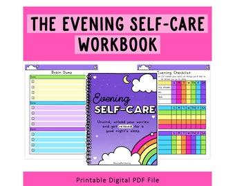 Evening Self-Care | Sleep Tracker | Sleep Worksheets | Nightmare Log | Dream Journal | Sleep Better