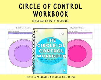 My Circle of Control | Coping Skills | Things I Can Control | Anxiety Tools | Self-Regulation | Anxiety | Boundaries | Personal Growth