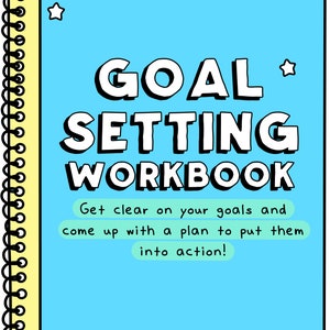 Goal Setting Workbook Anxiety ADHD Organization Depression Attainable Goals Planning Habits Reflections Productivity image 6