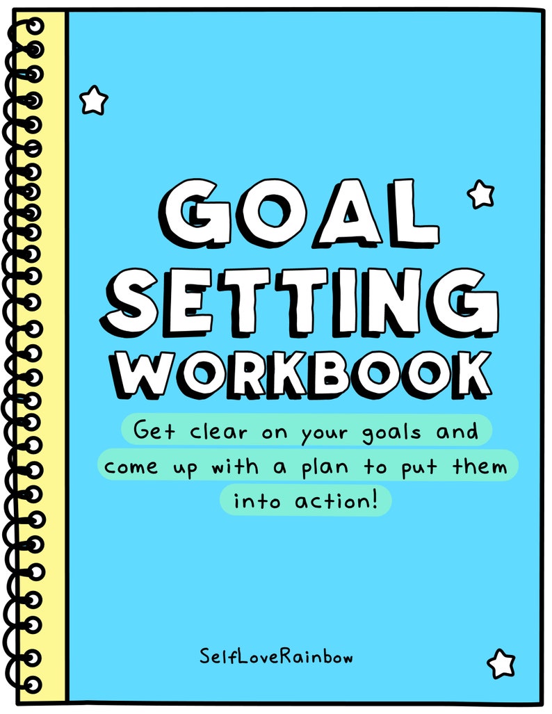 Goal Setting Workbook Anxiety ADHD Organization Depression Attainable Goals Planning Habits Reflections Productivity image 6