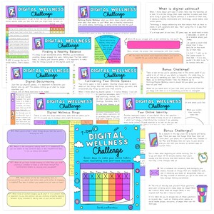 7-day Digital Wellness Challenge Social Media Boundaries Self-care ...