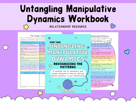 Untangling Manipulation Workbook | Narcissistic Abuse Recovery | Gaslighting Guide | Toxic Relationship Help