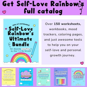 2026 Self-Care Planner | Self-Love Planner | Self-Help | Personal Growth | Bullet Journaling | Inspirational | Motivational | Colorful image 11