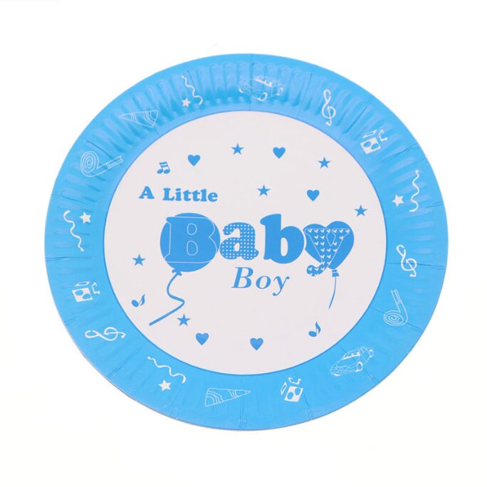 Boy Baby Shower Decorations Set Napkins Table Cloth Plates Etsy