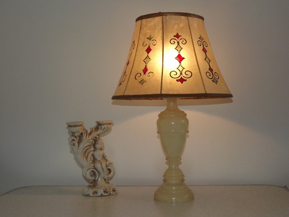 Vintage marble table lamps outlet