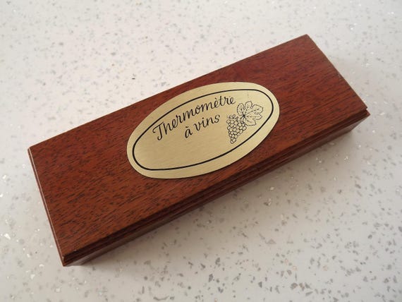Thermomètre à Vin Bacchus En Coffret Liège – Fabrication Française
